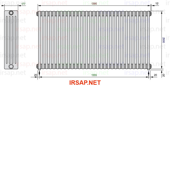Радиатор IRSAP Tesi 52500/31 T16 CL 01